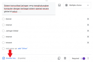 Cara Membuat Soal dan Kunci Jawaban di Google Form - Masagena